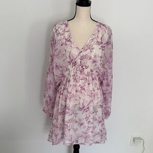 Floral V-Neck A New Day Dress NWT